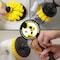 Drill Brush Power Scrubber By Useful Products 5 in W 5 in L Brush, Yellow Y-S-52O-QC-DB - alternate 6